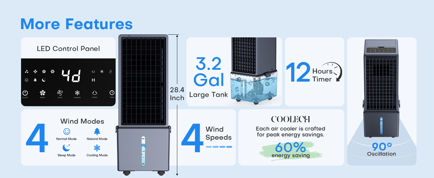 coolech portable air conditioners windowless evaporative air cooler for room portable swamp cooler