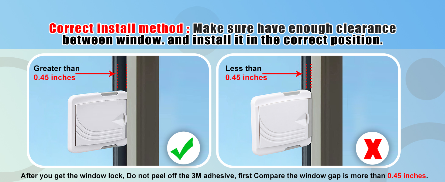 Sliding Door Lock for Child Safety Sliding Closet Door