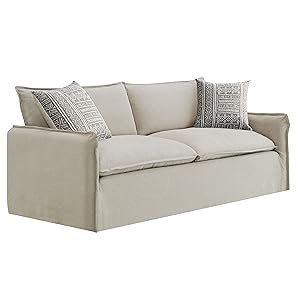 Amazon.com: Acme Upendo Contemporary Linen Fabric Sofa with