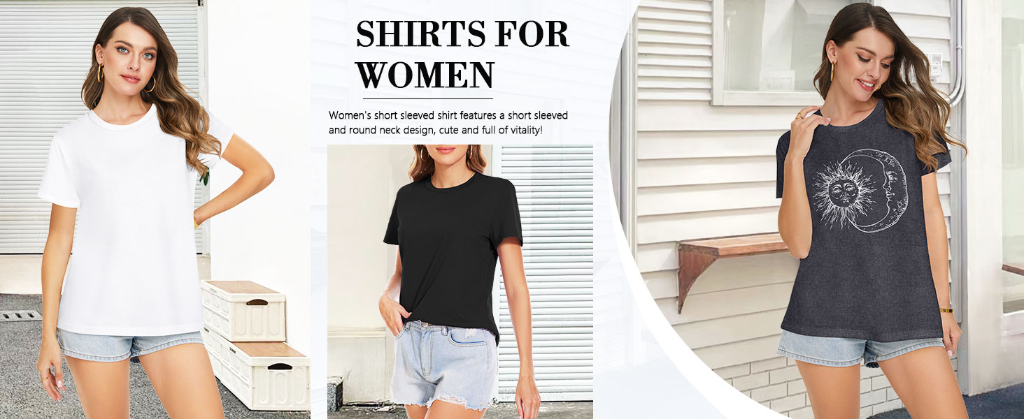 womens short sleeve tops