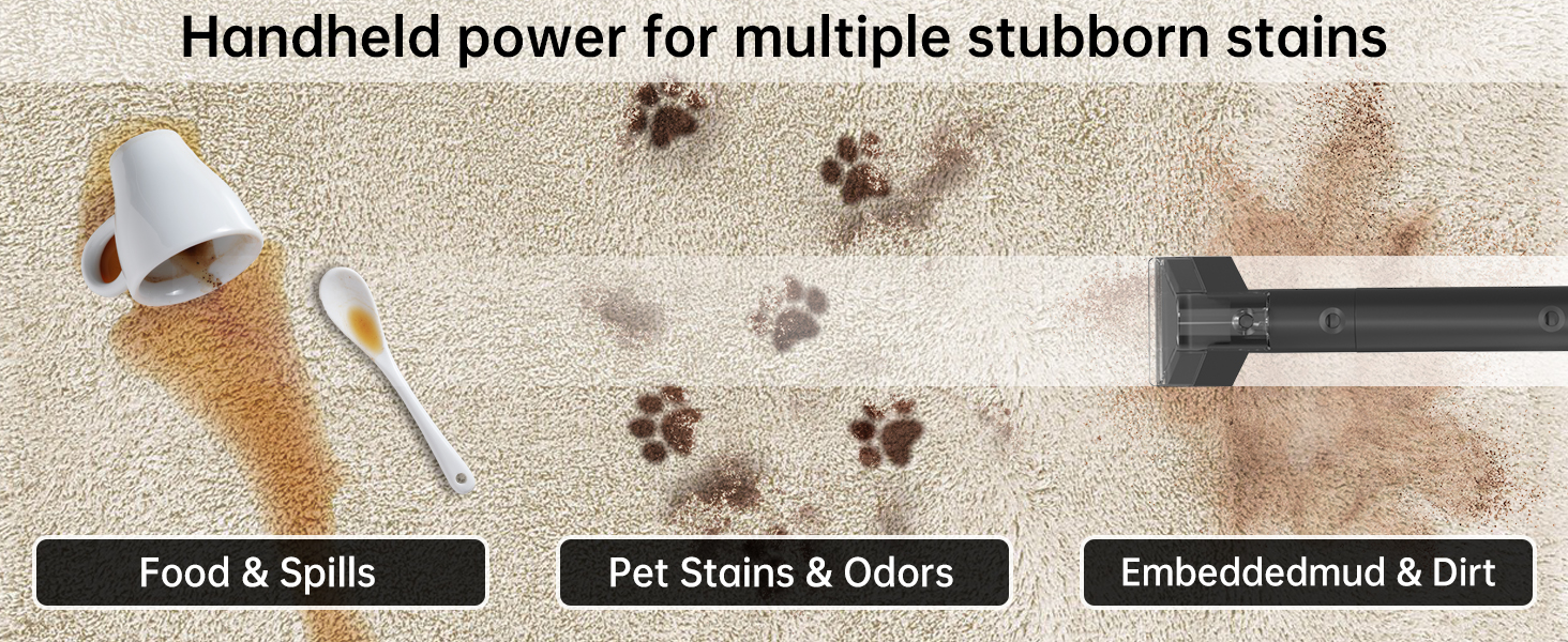 Carpet Cleaner Machine,Portable Upholstery Cleaner Machine,18Kpa