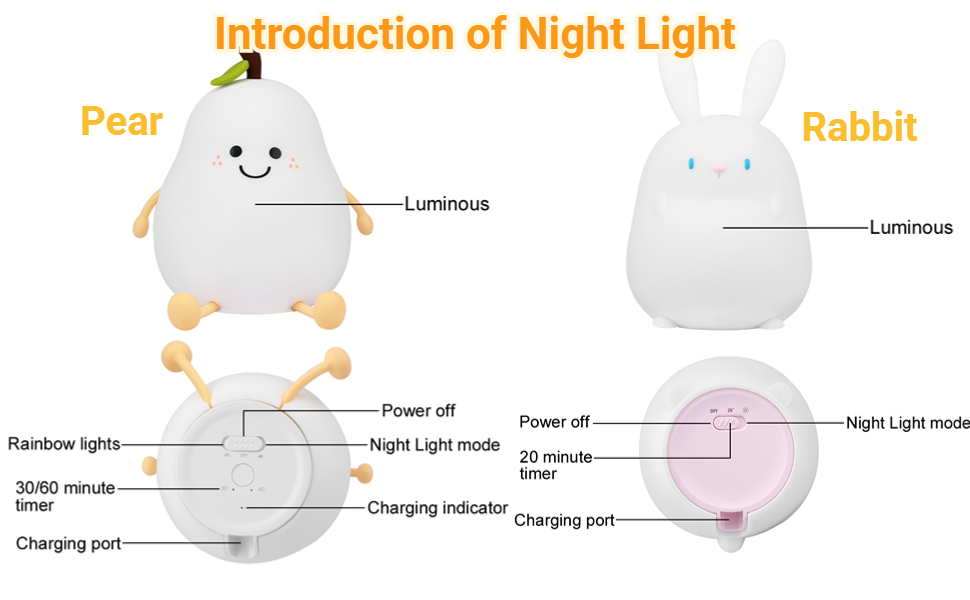Cute Night Light for Kids