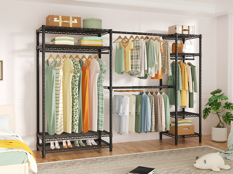freestanding garment rack