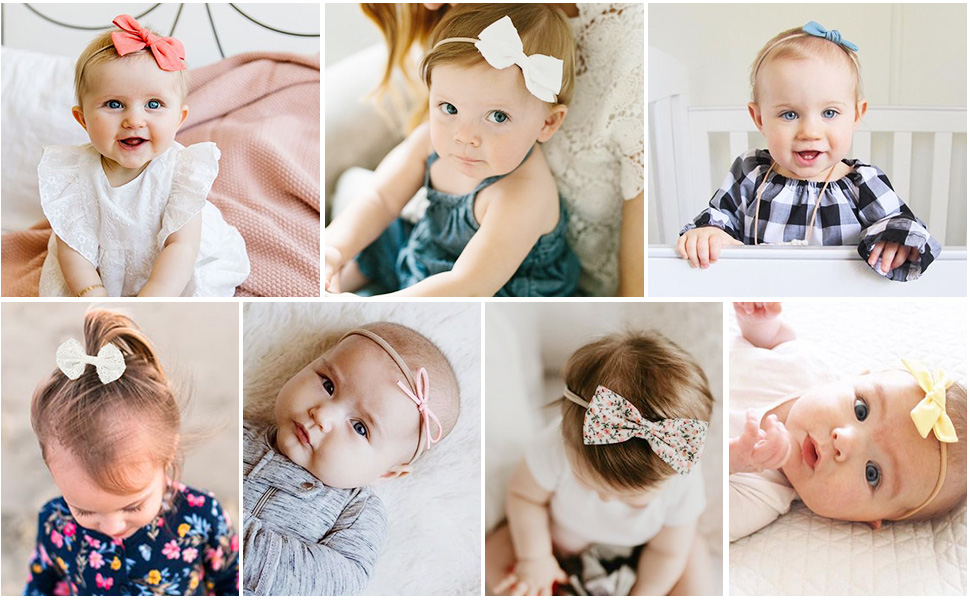 BABY GIRL HEADBANDS AND BOWS