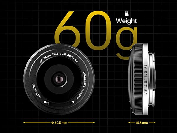 Amazon.com : VILTROX AF 28mm F4.5 FE Lens for Sony E-Mount