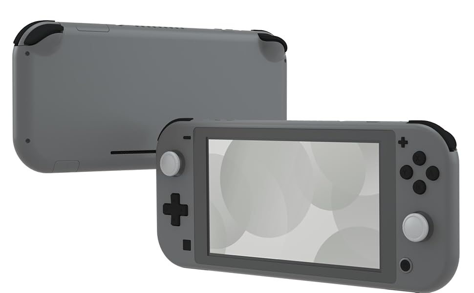 Switch Lite ブラックセット Amazon.com: eXtremeRate Black Replacement ABXY Home Capture
