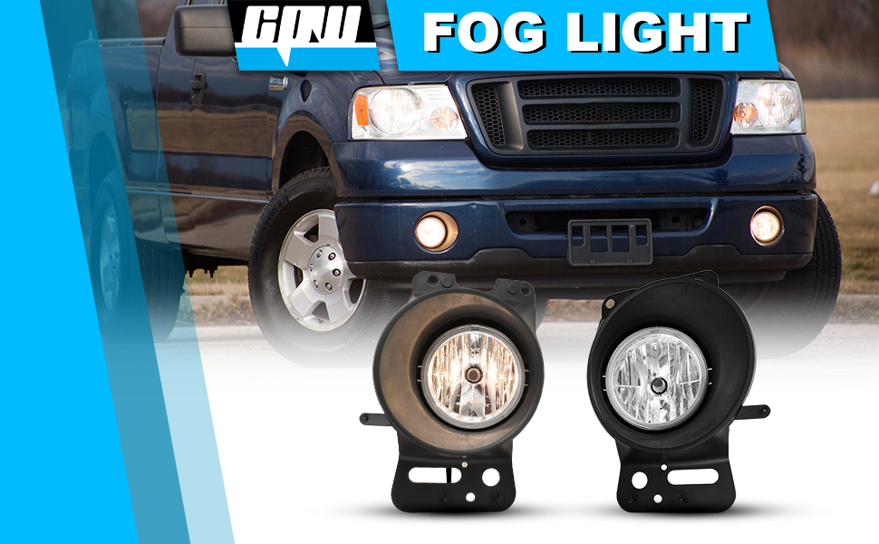 CPW Fog Lights Compatible with 2005 2006 2007 2008 Ford F
