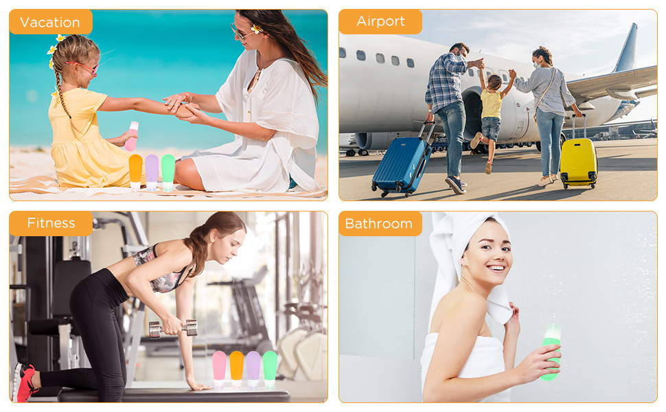 Reiseflaschen zum Befüllen