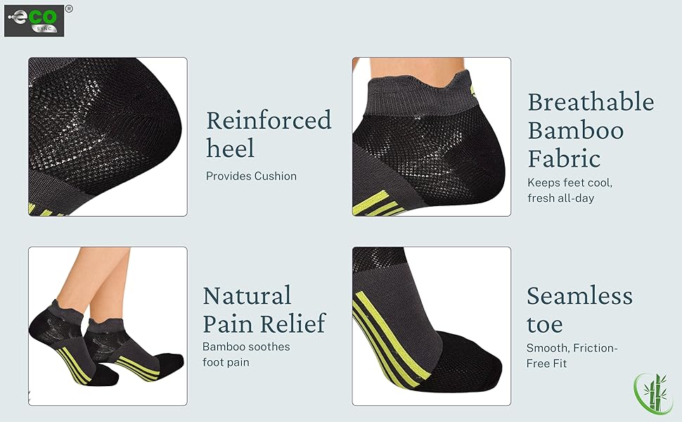 Zoomed images of socks