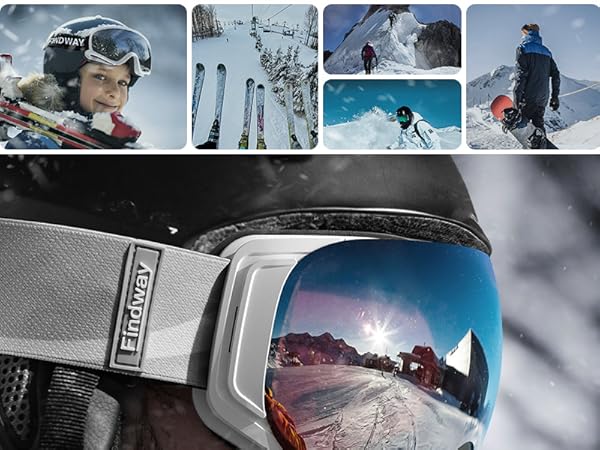 Amazon.com: findway Ski Goggles for Men and Women - 100% UV