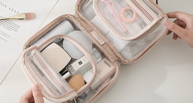 TSA Approved Toiletry Bag Transparent Makeup bag