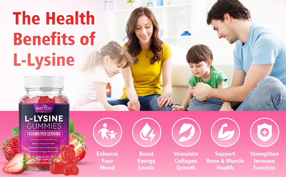 L-Lysine Gummies 1000mg