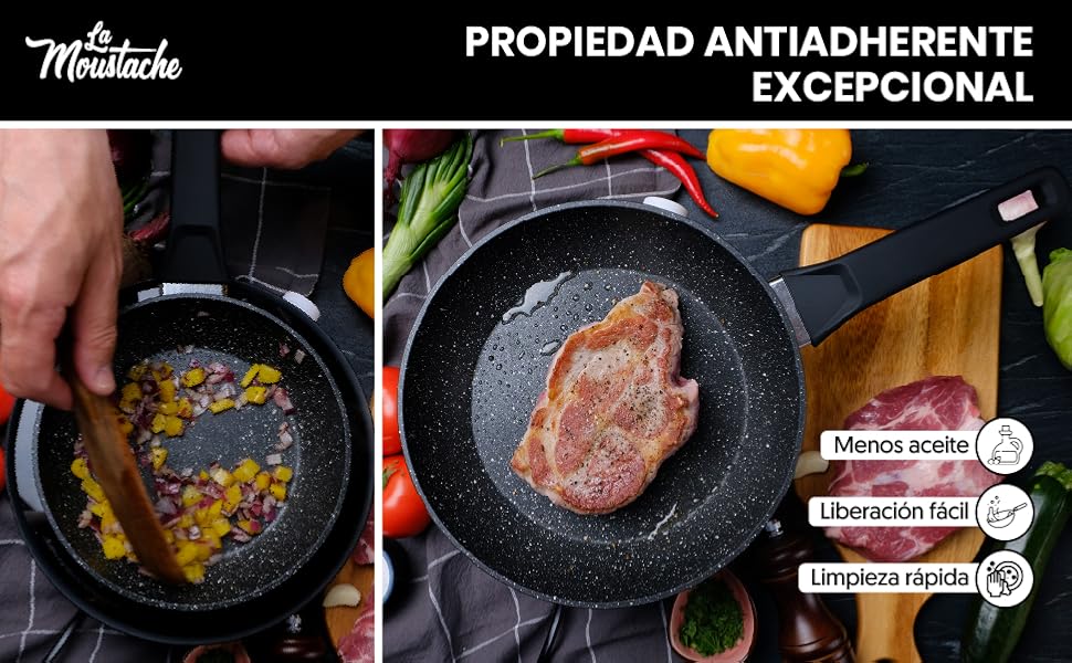 Batería de cocina 8 piezas