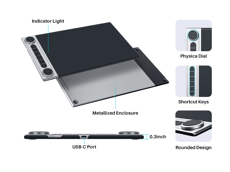 Sleek and ergonomics design