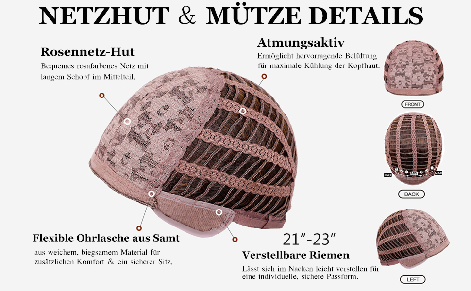 24 Zoll dunkelbraune Perücke mit Pony. Lange, lockige, natürliche, synthetische, hitzebeständige Perücke für Frauen._voghion.com