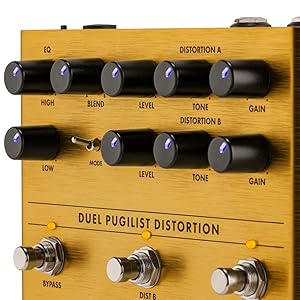 Amazon.com: Fender Duel Pugilist Distortion Pedal : Musical