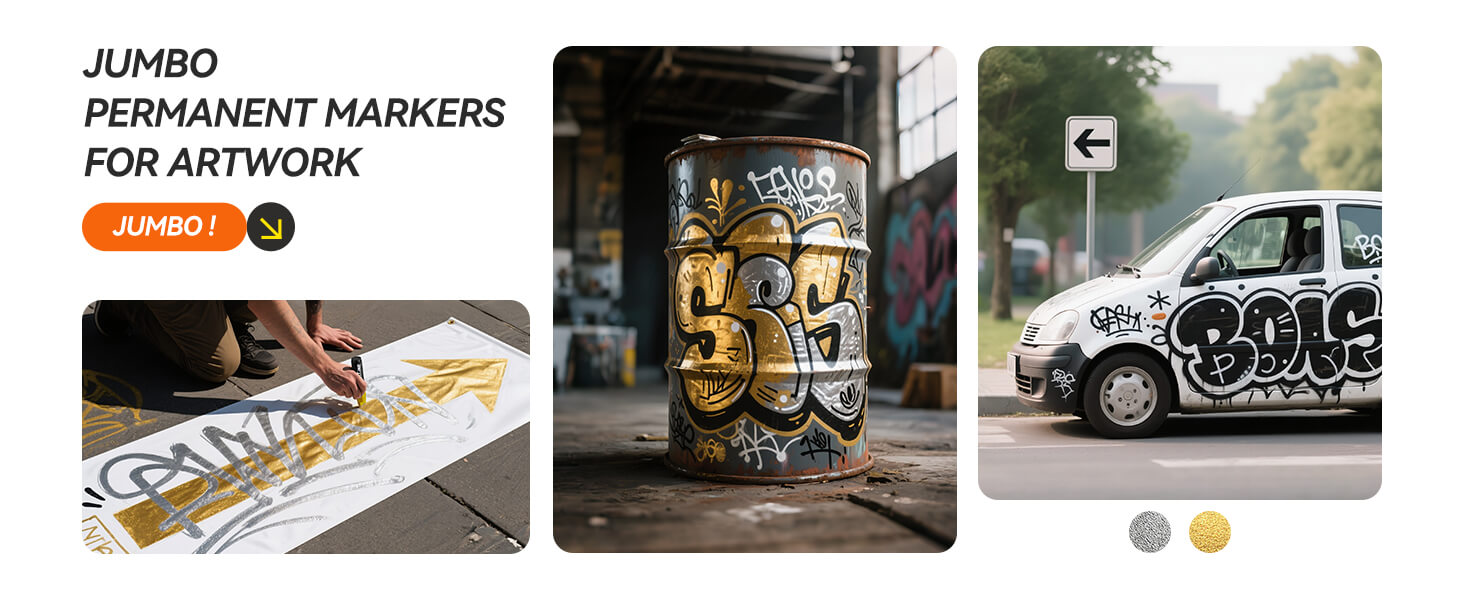 banner painting supplies sign making supplies Jumbo paint markers for car poster board
