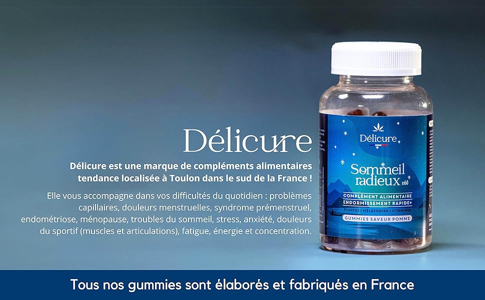 delicure sommeil cure gummies
