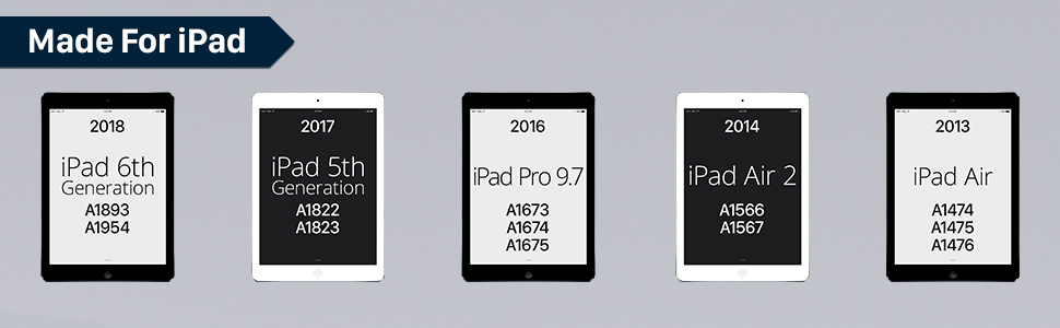 Keyboard Case for iPad 6th Generation