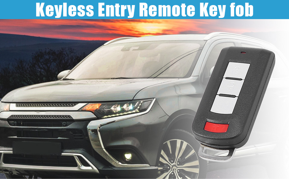 A ABSOPRO Keyless Entry Remote OUC644MKEYN Key Fob for Mitsubishi Outlander 2008