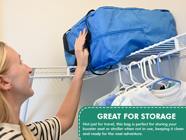 booster travel bag