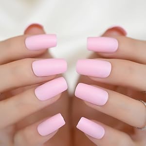 Pink nails