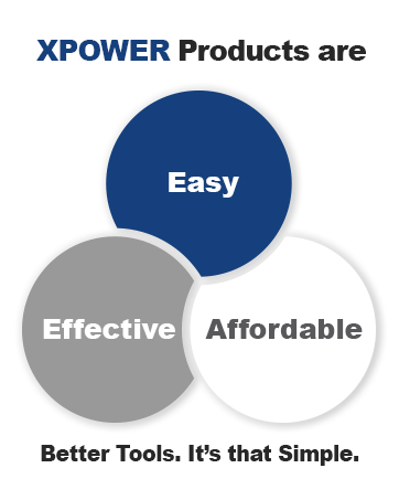 XPOWER Products are Easy, Effective and Affordable