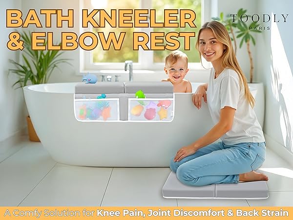 Baby Bath Kneeler and Elbow Rest 