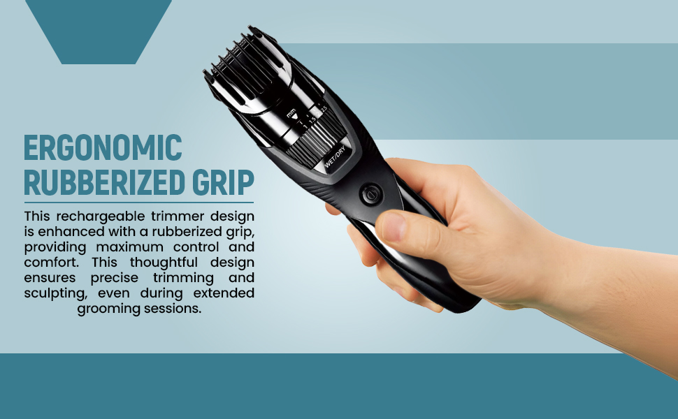 blades precision grooming 45 degree angle cut adjustable length settings wet/dry use