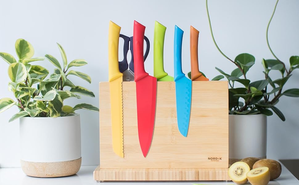 Knife Block Without Knives PreAssembled Double Sided Knife