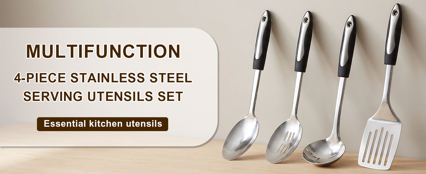 stainless steel cooking utensils