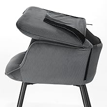 WOLTU Poltrona Imbottita Con Pouf Poggiapiedi Sedia Poltroncina Relax In Velluto Crema 12 relaxsessel