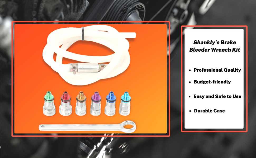 Shankly Brake Bleeder Wrench Kit 6 Brake Bleeder Wrenches