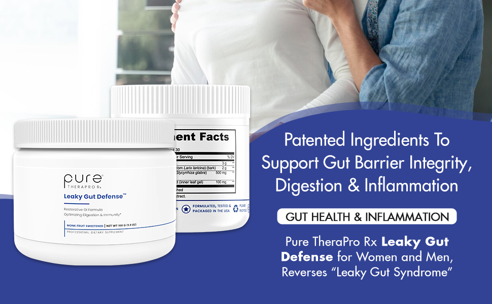 Pure Therapro Rx Leaky Gut Defense Gut Health Support