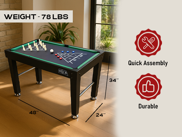6in1 マルチゲームテーブル Amazon.com : KICK Hexad 48″ 6-in-1 Multi Game Table (Black