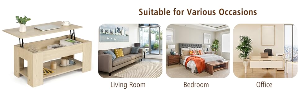 lift top coffee table