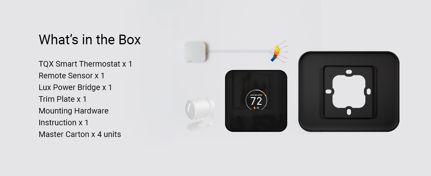 TQ1 Launch Smart Wifi Thermostat with Matter Protocol Termostato con wifi Thermostat for Home Use