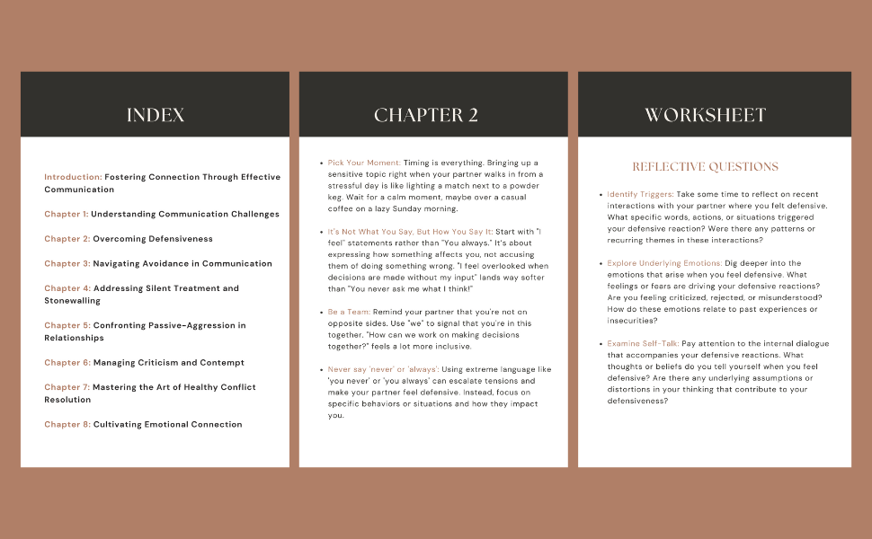 Healthy communication in relationships