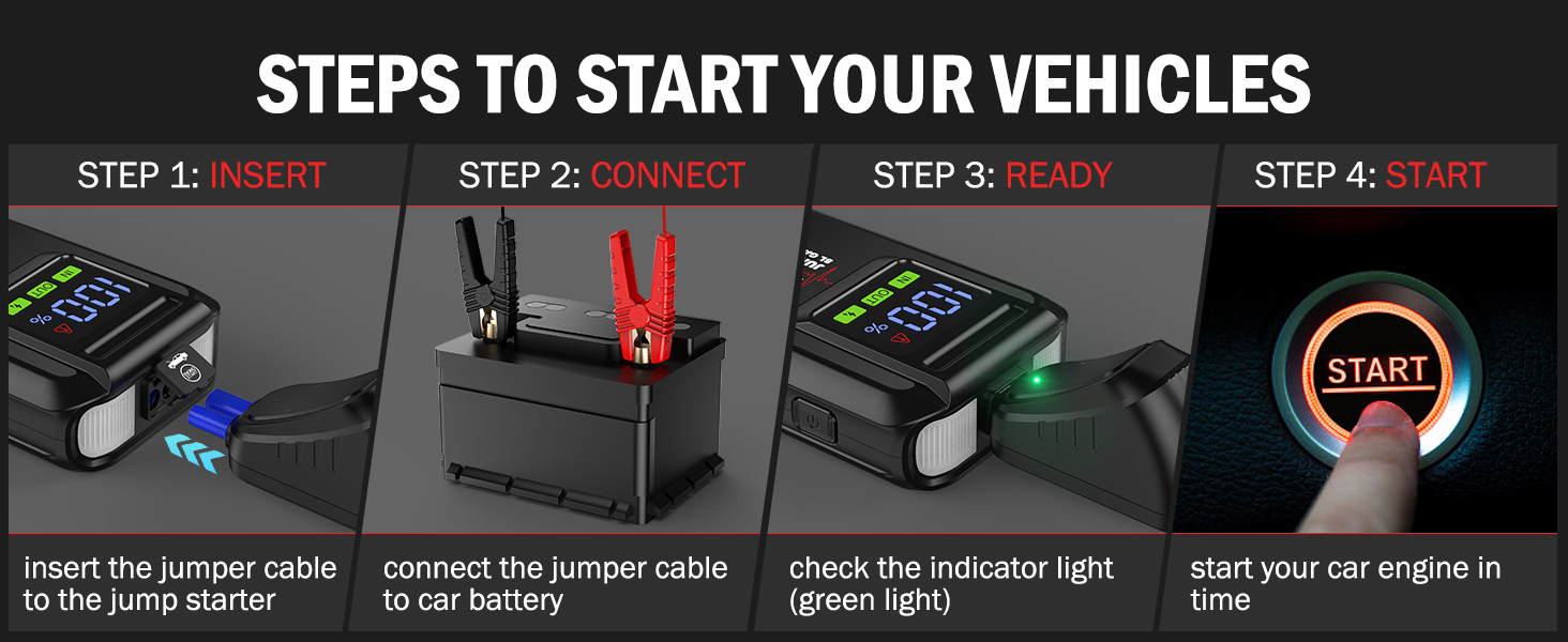 G73 Car Jump Starter A+ 7