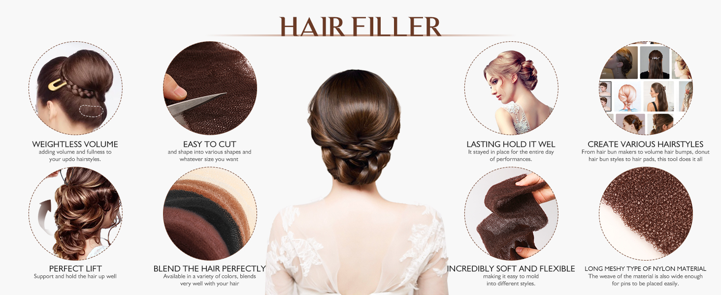 Hair sponge for updo