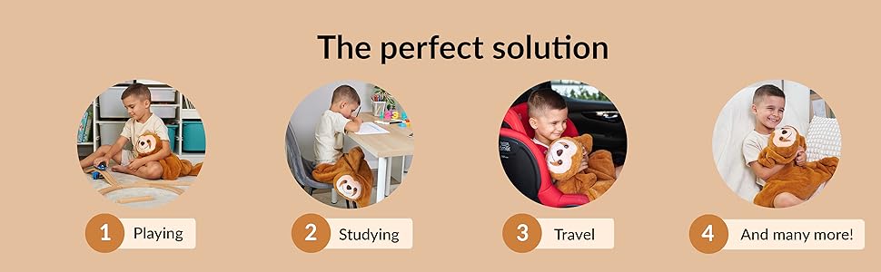 Weighted Lap Pad for Kids | Calming & Comforting | Weighted Lap Animal | Sensory Weighted Animals