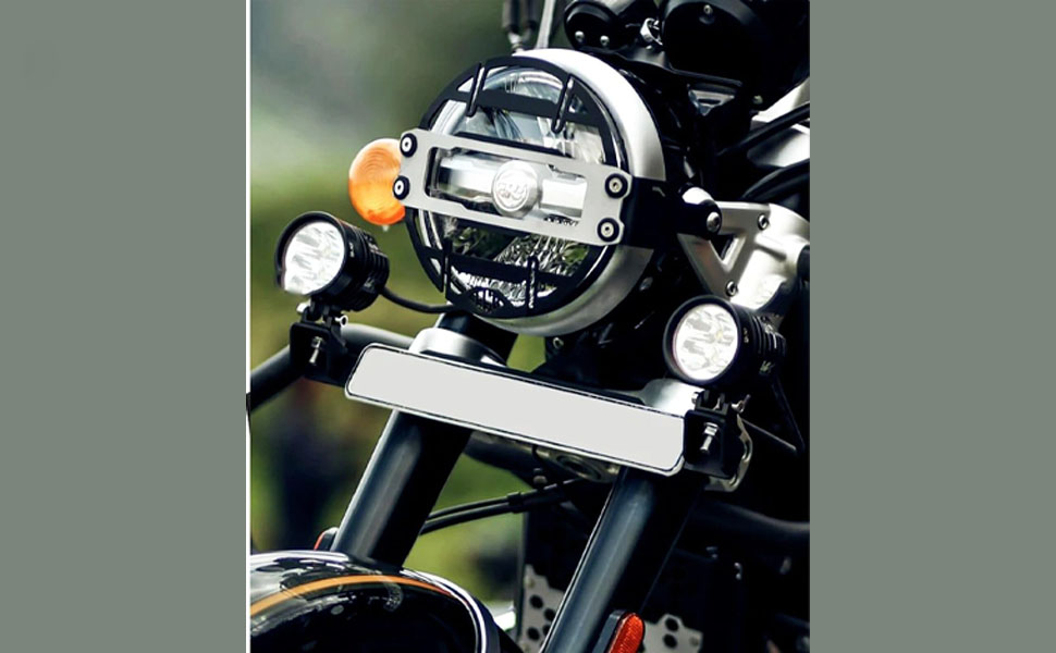 Premium Fog Light Mount Set for Meteor 650