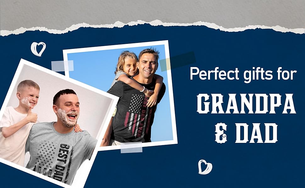customized fathers day t shirt personalized custom dad men daddy kids names gifts grandpa papa papaw