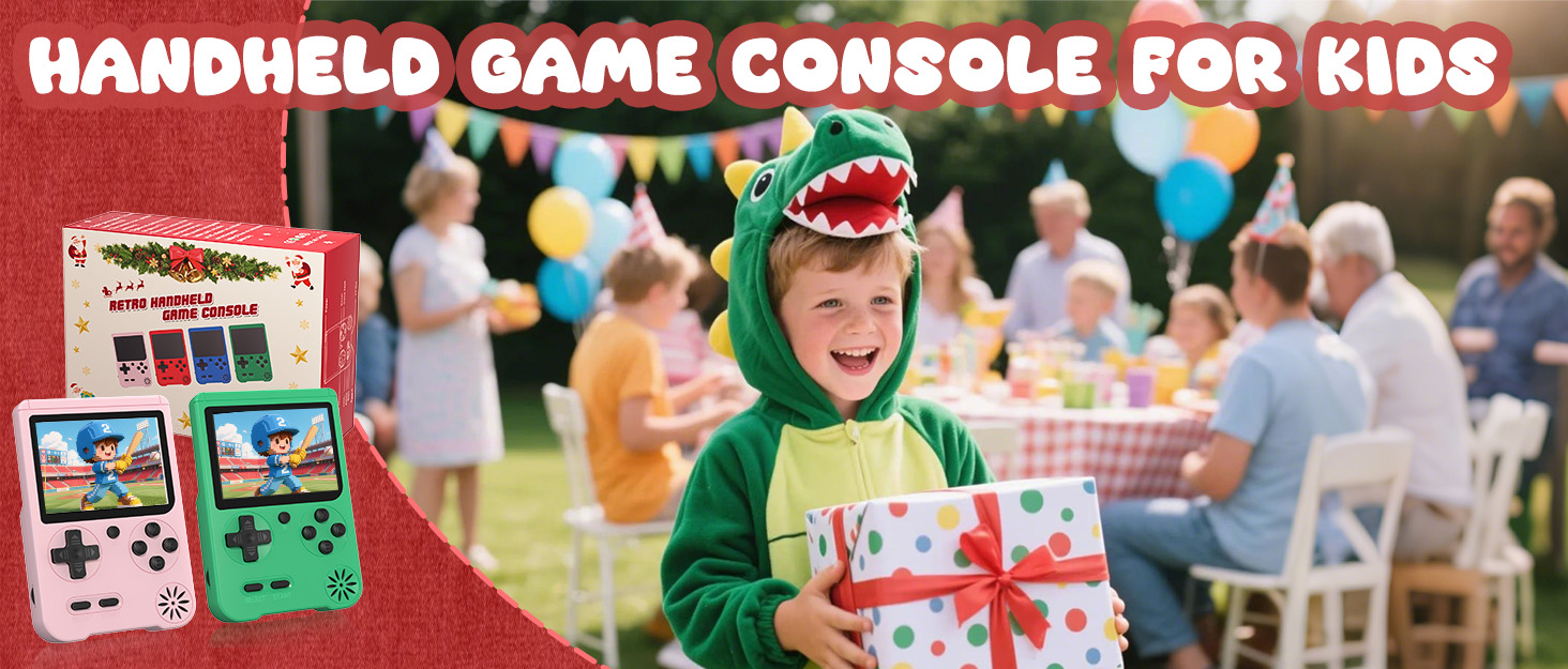 Handheld Game Console for Kids