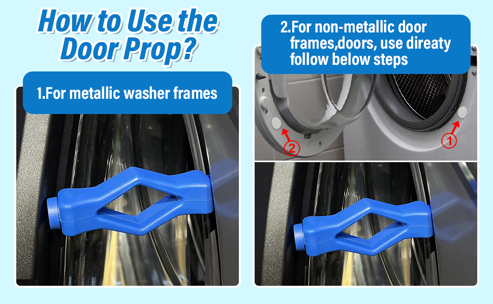 Washer Door Prop,Prop and Stop Front Load Washer Door Holder,Front Load Washer Door