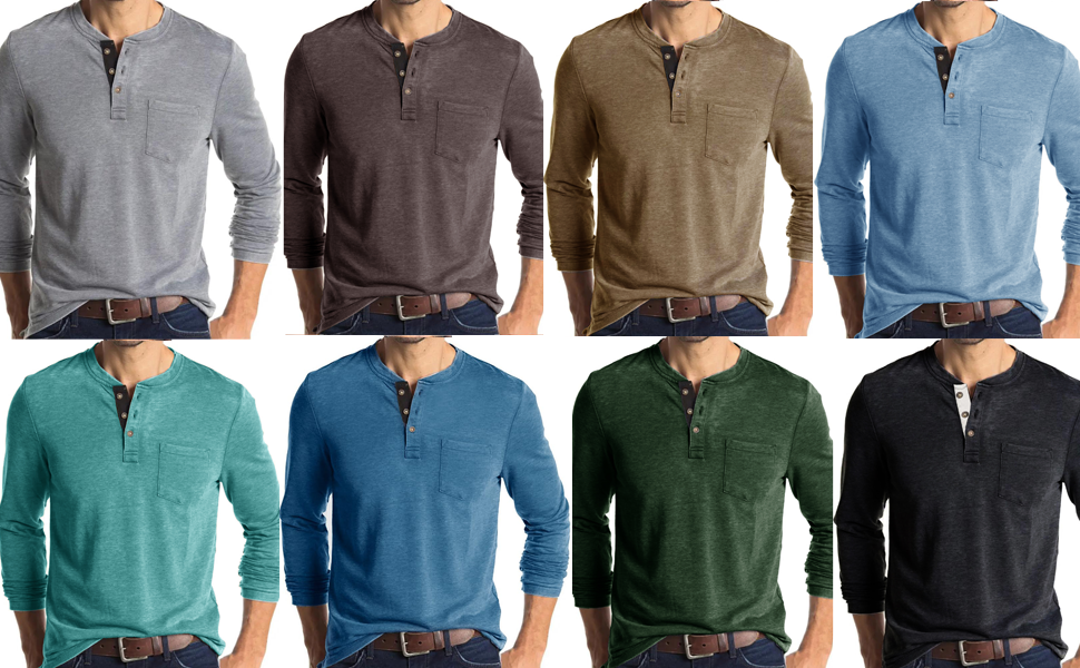 henley shirts for men