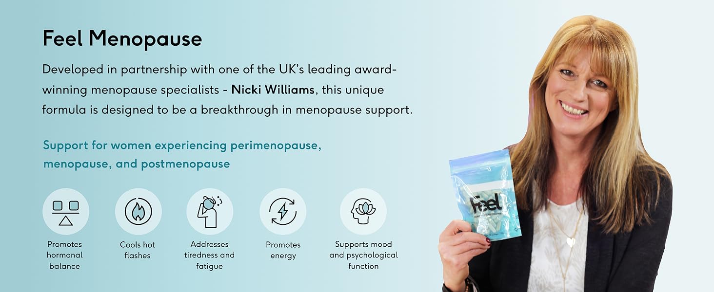 Feel Menopause Supplements, Natural Menopause Support, Essential