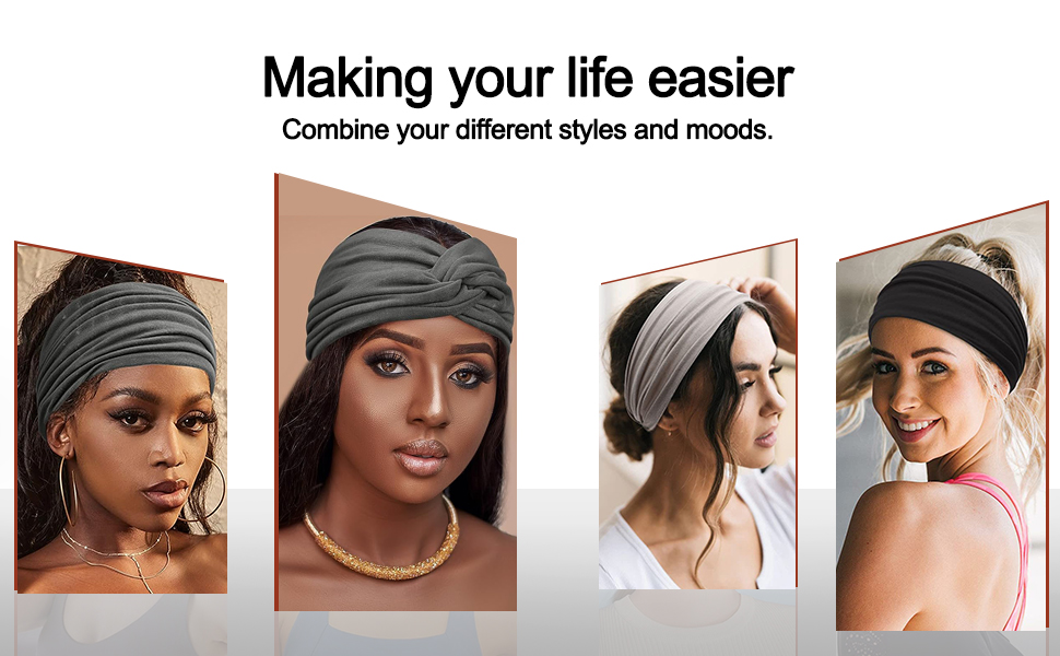 headband headbands for women's hair headbands head bands adult women wide headbands for women