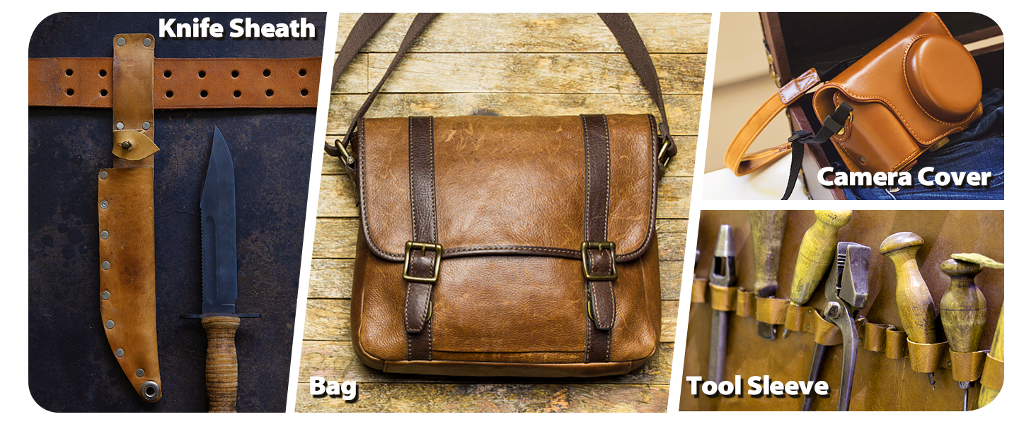 yellow tooling leather square leather sheets leather pieces cowhide leather hide genuine leather