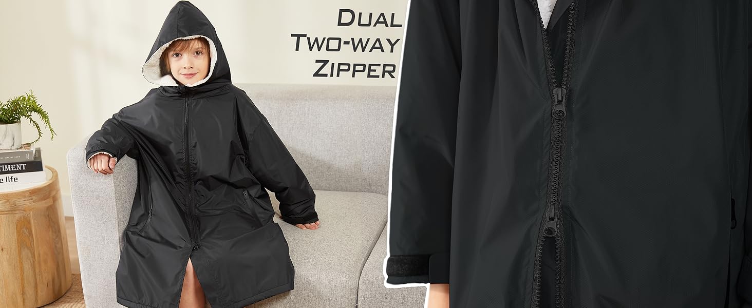 Detail Display-Dual Two-way Zipper
